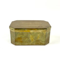 Žalvario skardos dėžutė 8,5×12,5×5,5 cm