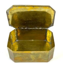 Žalvario skardos dėžutė 8,5×12,5×5,5 cm