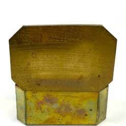 Žalvario skardos dėžutė 8,5×12,5×5,5 cm