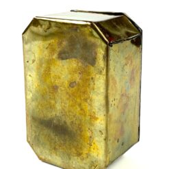 Žalvario skardos dėžutė 8,5×12,5×5,5 cm