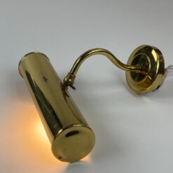 Žalvarinis sieninis paveikslo apšvietimo šviestuvas 19x22x13 cm