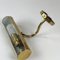 Žalvarinis sieninis paveikslo apšvietimo šviestuvas 19x22x13 cm