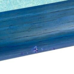 Mėlynos spalvos medinis rėmėlis su stiklu 1,5×24,5×34,5 cm