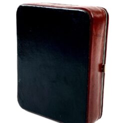 Vintažinė eko odos dėžutė 12x14x4 cm