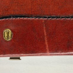 Vintažinė eko odos dėžutė 12x14x4 cm