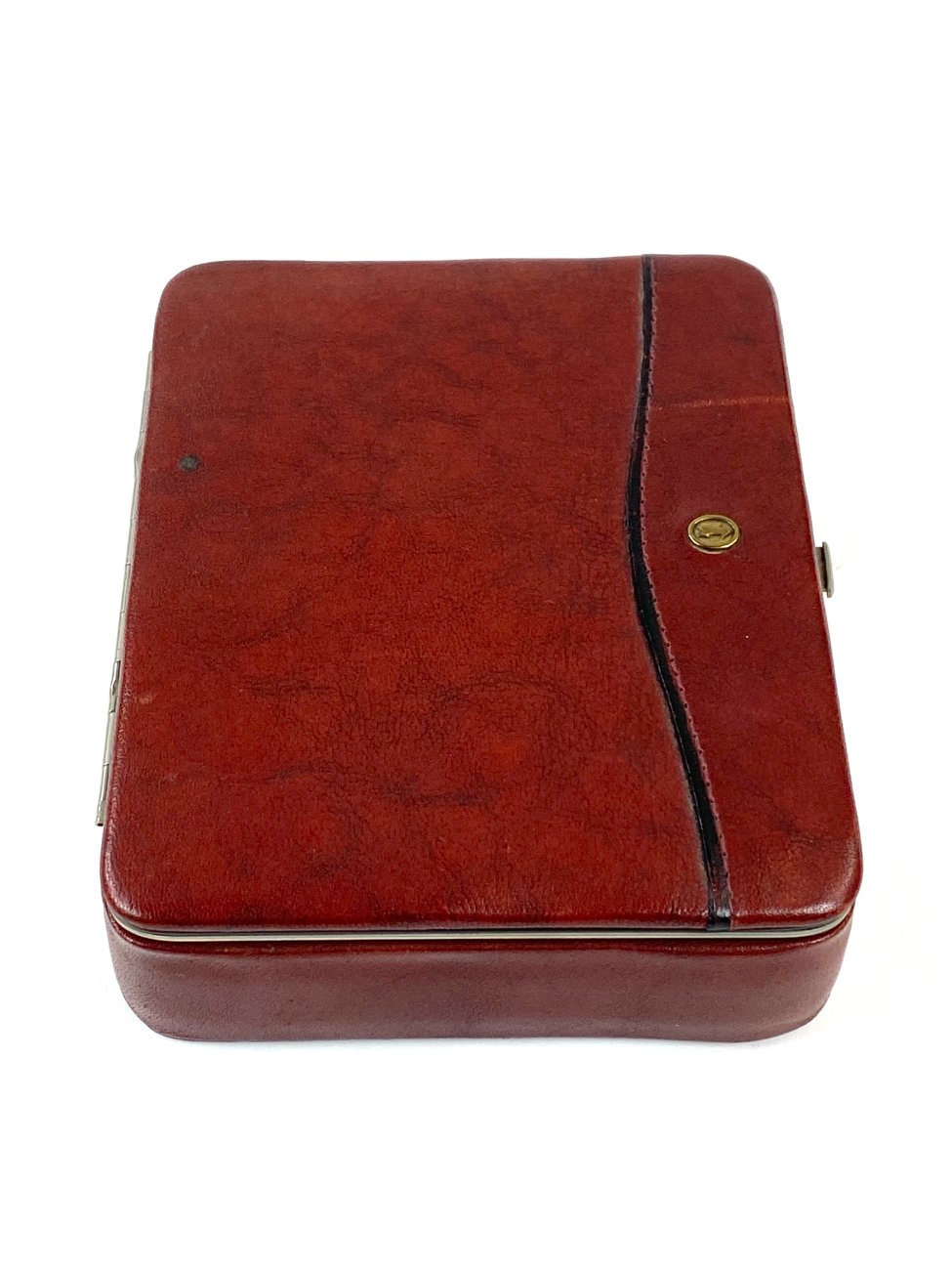 HN1917-kiti-indai-3 Vintažinė eko odos dėžutė 12x14x4 cm