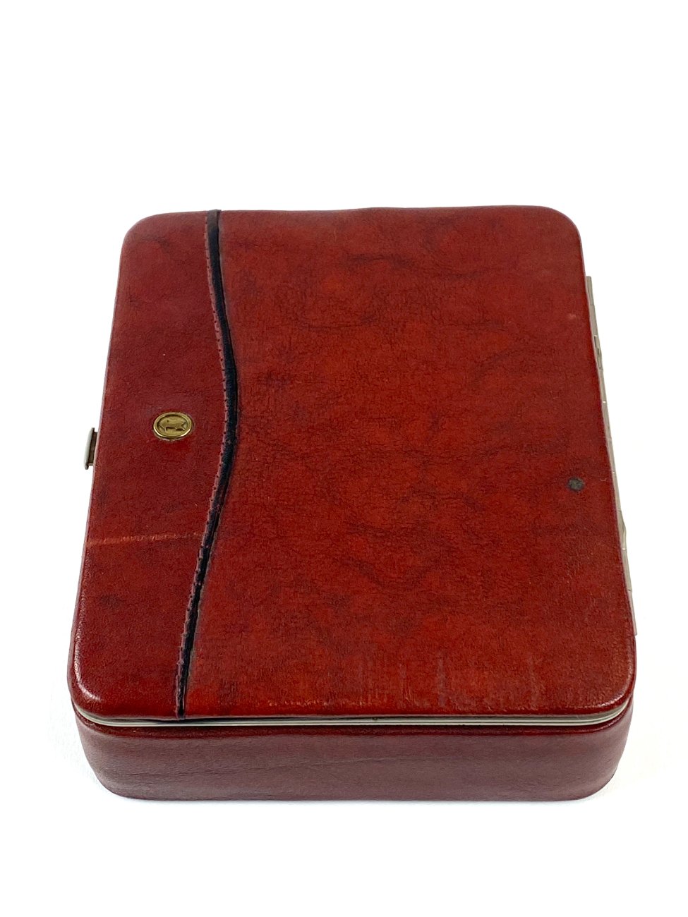HN1917-kiti-indai-4 Vintažinė eko odos dėžutė 12x14x4 cm
