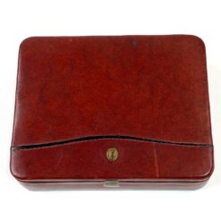 Vintažinė eko odos dėžutė 12x14x4 cm