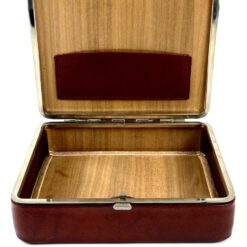 Vintažinė eko odos dėžutė 12x14x4 cm