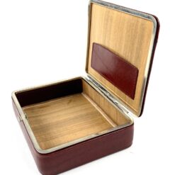 Vintažinė eko odos dėžutė 12x14x4 cm