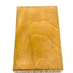 Medinė drožinėta dėžutė 8,5×12,5×3 cm