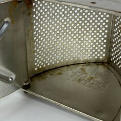 Vintažinė metalinė “Gefu” rankinė bulvių grūstuvė 30×11,5×10 cm