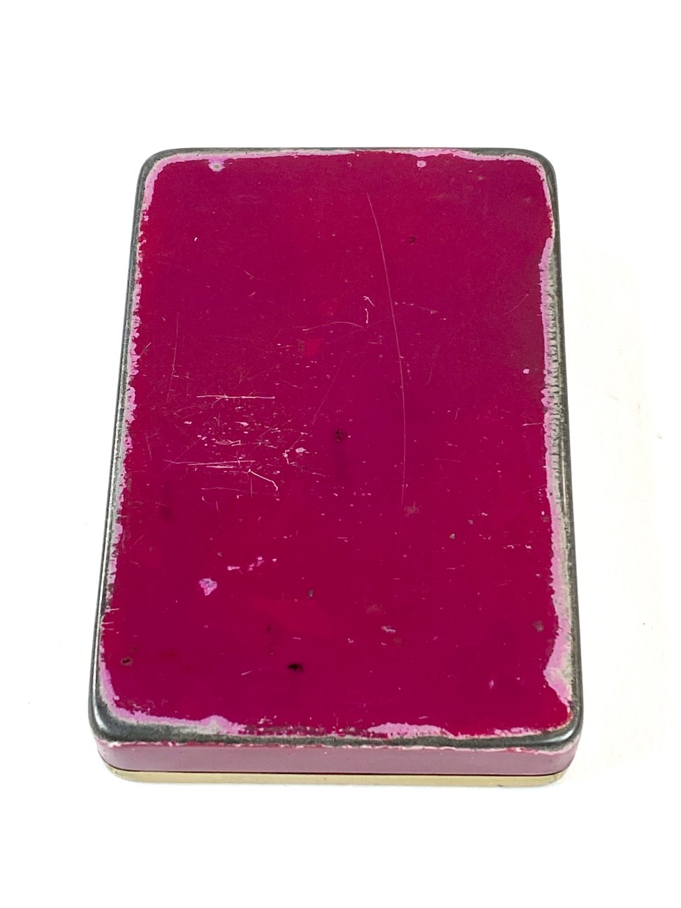 HN1931-kiti-indai-9 Vintažinė skardinė vaistų dėžutė “Sanipol” 7×10,5×2 cm