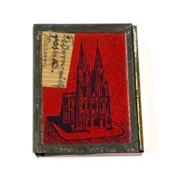 Senovinė skardinė pastilių dėžutė “Pfefferminz – Pastillen” 6×4,5×1 cm