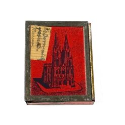 Senovinė skardinė pastilių dėžutė “Pfefferminz – Pastillen” 6×4,5×1 cm