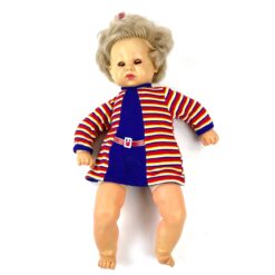 Vintažinė vokiška "Emaso" lėlė 13x25x51 cm
