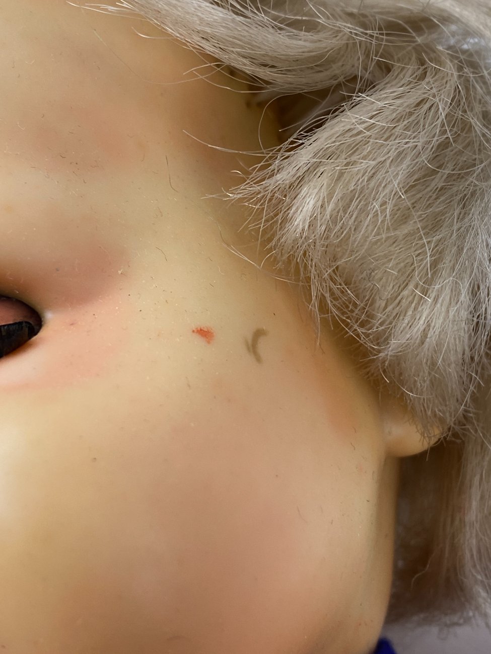 HN1944-leles-15 Vintažinė vokiška “Emaso” lėlė 13x25x51 cm