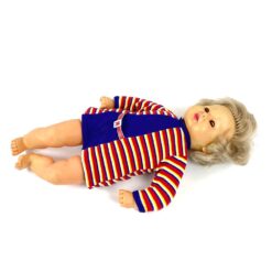 Vintažinė vokiška “Emaso” lėlė 13x25x51 cm