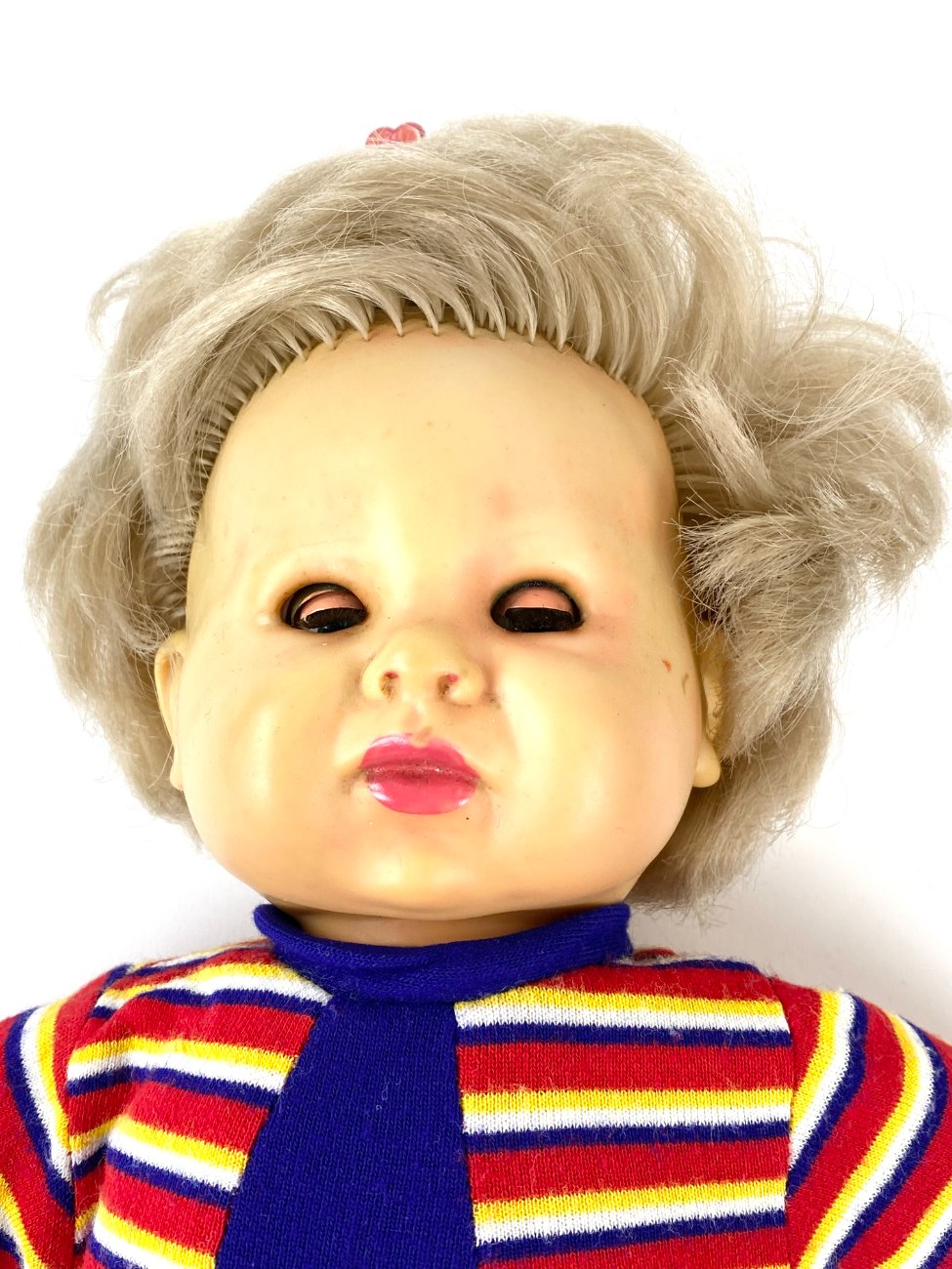 HN1944-leles-5 Vintažinė vokiška “Emaso” lėlė 13x25x51 cm