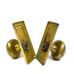 Žalvarinės bumbulo formos rankenos 2 vnt. komplektas 6×5,7×11,1 cm