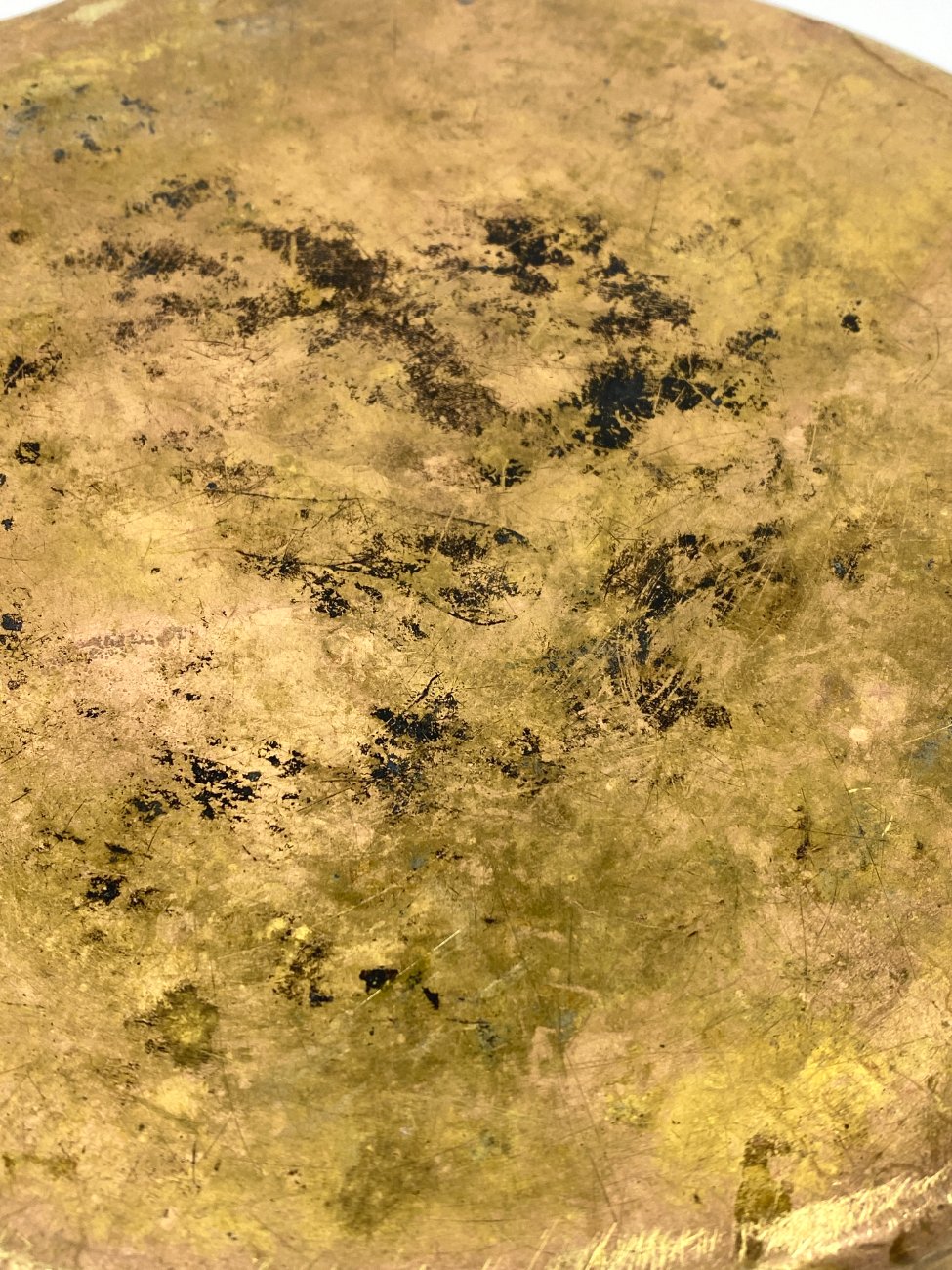 CK0026-metaliniai-indai-10 Žalvarinis dubuo 42,5x43x10,5 cm