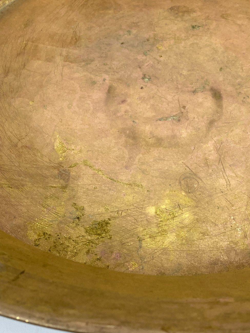 CK0026-metaliniai-indai-8 Žalvarinis dubuo 42,5x43x10,5 cm