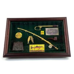 Paveiksliukas su žvejybos tematikos miniatiūromis 4x33x22 cm