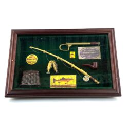 Paveiksliukas su žvejybos tematikos miniatiūromis 4x33x22 cm