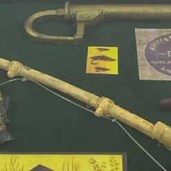 Paveiksliukas su žvejybos tematikos miniatiūromis 4x33x22 cm