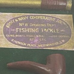 Paveiksliukas su žvejybos tematikos miniatiūromis 4x33x22 cm