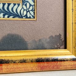 Ant audinio tapytas rytietiškas paveikslas mediniame rėme 2,5x72x105 cm