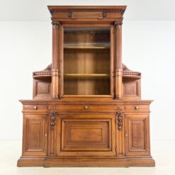 Barokinio stiliaus ąžuolinis dviejų dalių bufetas 54x203x247 cm