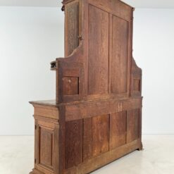 Barokinio stiliaus ąžuolinis dviejų dalių bufetas 54x203x247 cm