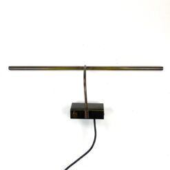 Sieninis, žalvarinis paveiklso apšvietimo šviestuvas 18x63x23 cm