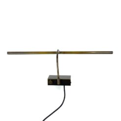 Sieninis, žalvarinis paveiklso apšvietimo šviestuvas 18x63x23 cm