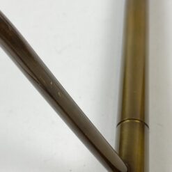 Sieninis, žalvarinis paveiklso apšvietimo šviestuvas 18x63x23 cm