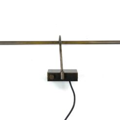 Sieninis, žalvarinis paveiklso apšvietimo šviestuvas 18x63x23 cm