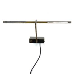 Sieninis, žalvarinis paveiklso apšvietimo šviestuvas 18x63x23 cm