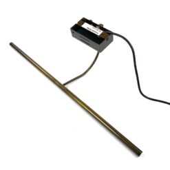 Sieninis, žalvarinis paveiklso apšvietimo šviestuvas 18x63x23 cm