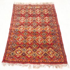 Vilnonis rankų darbo kilimas 135x90x0,4 cm