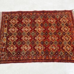 Vilnonis rankų darbo kilimas 135x90x0,4 cm