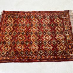 Vilnonis rankų darbo kilimas 135x90x0,4 cm