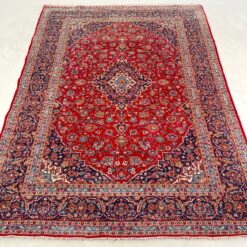 Vilnonis rankų darbo kilimas "Kashan" 346x250x0,7 cm