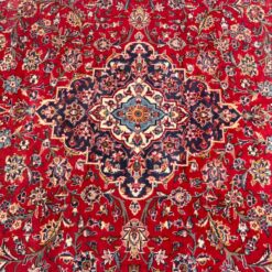 Vilnonis rankų darbo kilimas “Kashan” 346x250x0,7 cm