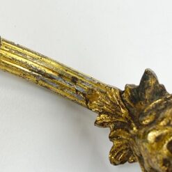 Žalvariniai sieniniai šviestuvai stiklo gaubtais 2 vnt. kompl. 16x14x25 cm