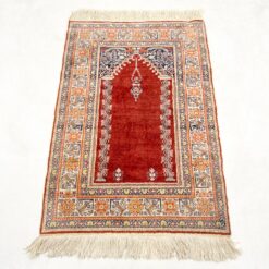 Šilkinis rankų darbo kilimėlis 152x89x0,4 cm