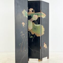 Rytietiška medinė širma su gervių atvaizdais 2x164x183,5 cm