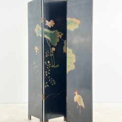 Rytietiška medinė širma su gervių atvaizdais 2x164x183,5 cm