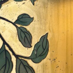 Rytietiška medinė širma su gervių atvaizdais 2x164x183,5 cm