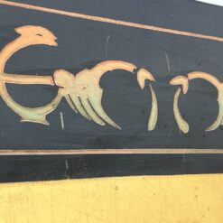 Rytietiška medinė širma su gervių atvaizdais 2x164x183,5 cm